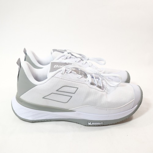 Babolat SFX Evo All Court Women White Lunar Gray Tennis Shoes 31S24556 Size 10