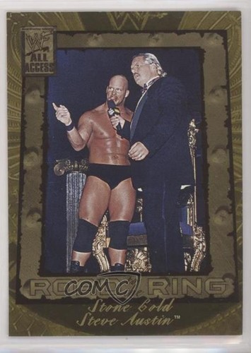 2002 Fleer WWF All Access Road To The Ring Stone Cold Steve Austin #85 HOF