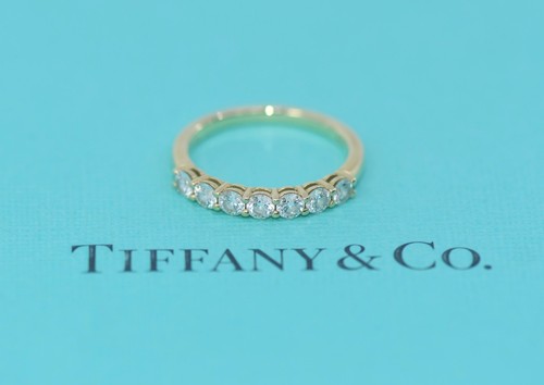 TIFFANY & CO. Tiffany & Co Forever 18K Yellow G Ring Size 5.5