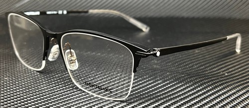 MONT BLANC MB0284OA 001 Black Men's 54 mm Extra Large Eyeglasses