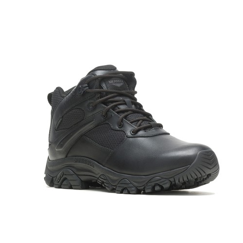 Merrell Men's Moab 3 Mid Tactical Response Waterproof Boot BLACK BRAND NEW