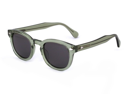 XLAB Sunglasses 8004 moscot style 07 green   6267 polarized smoke