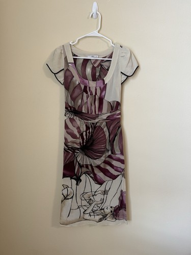 Abito Prada Vintage Primavera 2008 Seta Stampa Fiaba Archivio James Jean 40