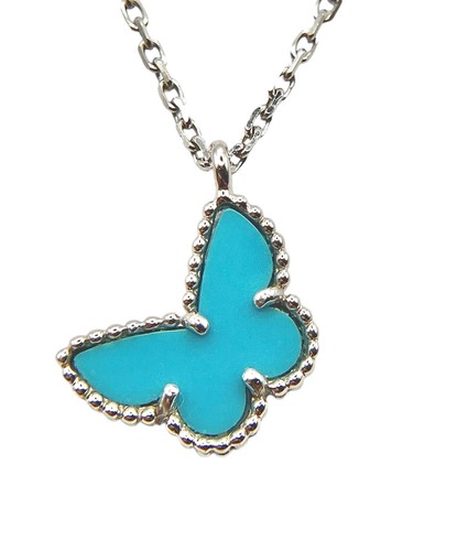 Van Cleef & Arpels Sweet Alhambra Butterfly Necklace VCARF80500 #020
