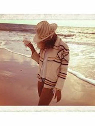 Maglione cardigan ISABEL MARANT "Kiliann" taglia 34 XS $570 avorio bordeaux verga d'oro