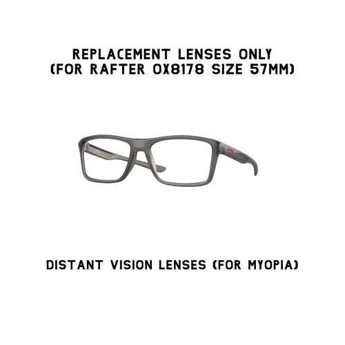 Oakley Rafter OX8178 57mm Replacement Lenses Tinted Distant Vision Lenses