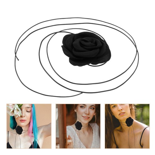 VETEMENTS Collana Rosa Miss Sposa Gioielli Floreali Girocollo Collane per Bambina