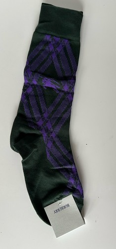 Burberry 3 calzini da bar vino royal L (11 12 US   41 42 euro) 8079927 nuovi con etichette $140