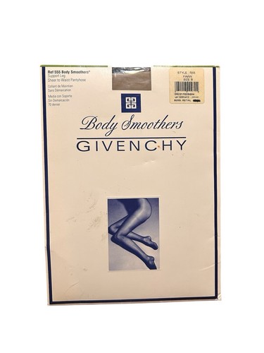 Givenchy Body Smoothers Collant Trasparente a Vita Supporto Gambe Taglia B Cerbiatto 555