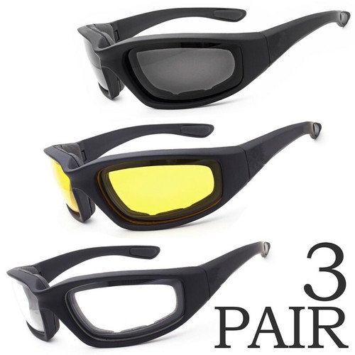PERSOL Occhiali da Sole Moto Uomo Guida Equitazione Bici Anti UV Giallo Grigio Chiaro