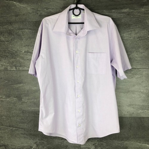 SAINT LAURENT (YSL) Camicia vintage YSL Yves Saint Laurent lilla leggera con bottoni taglia 42 16 5