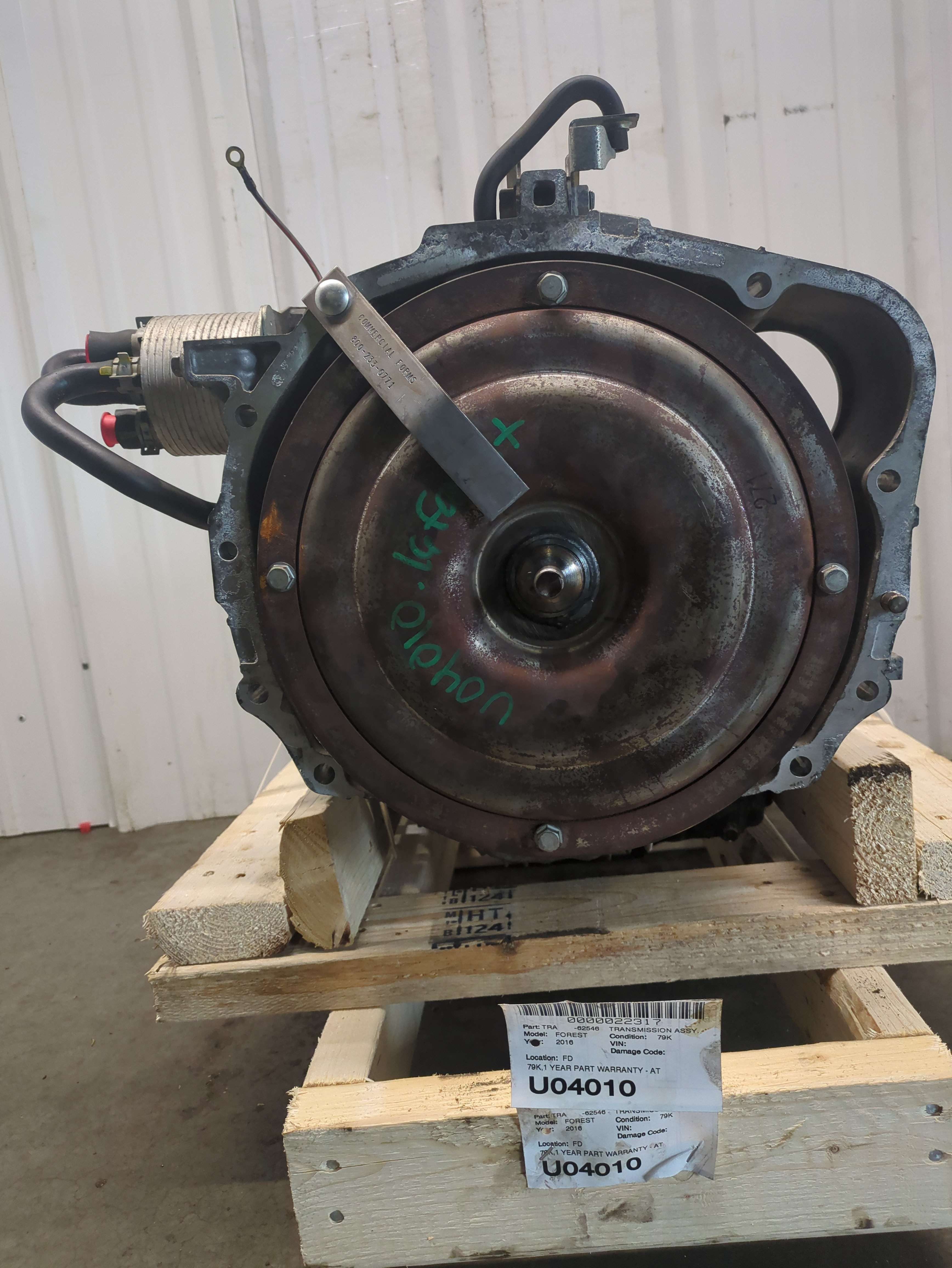 URG_EE23 TRANSMISSION Subaru Forester 2014 14 2015 15 2016 16   NW611062