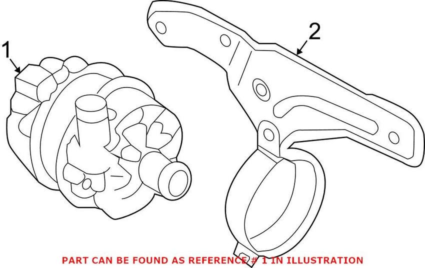 GENUINE VW/AUDI VW Engine Water Pump 04L965567