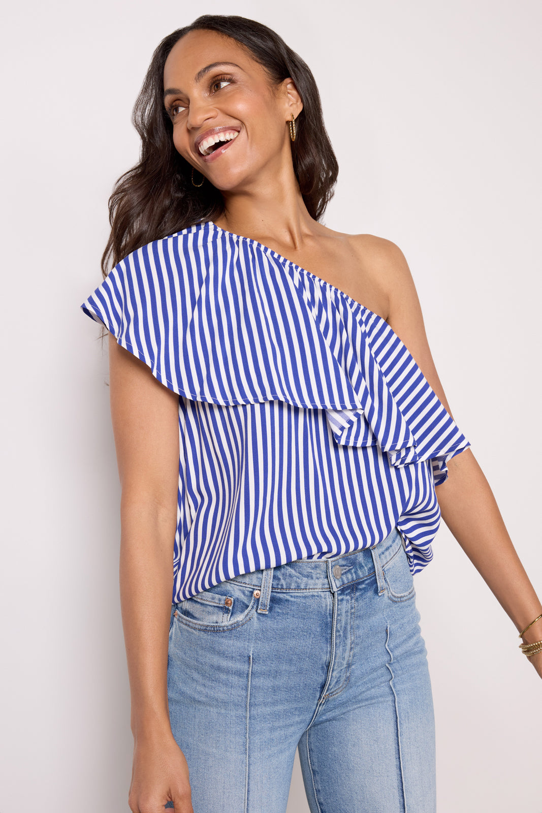 Z SUPPLY Hudson One Shoulder Top