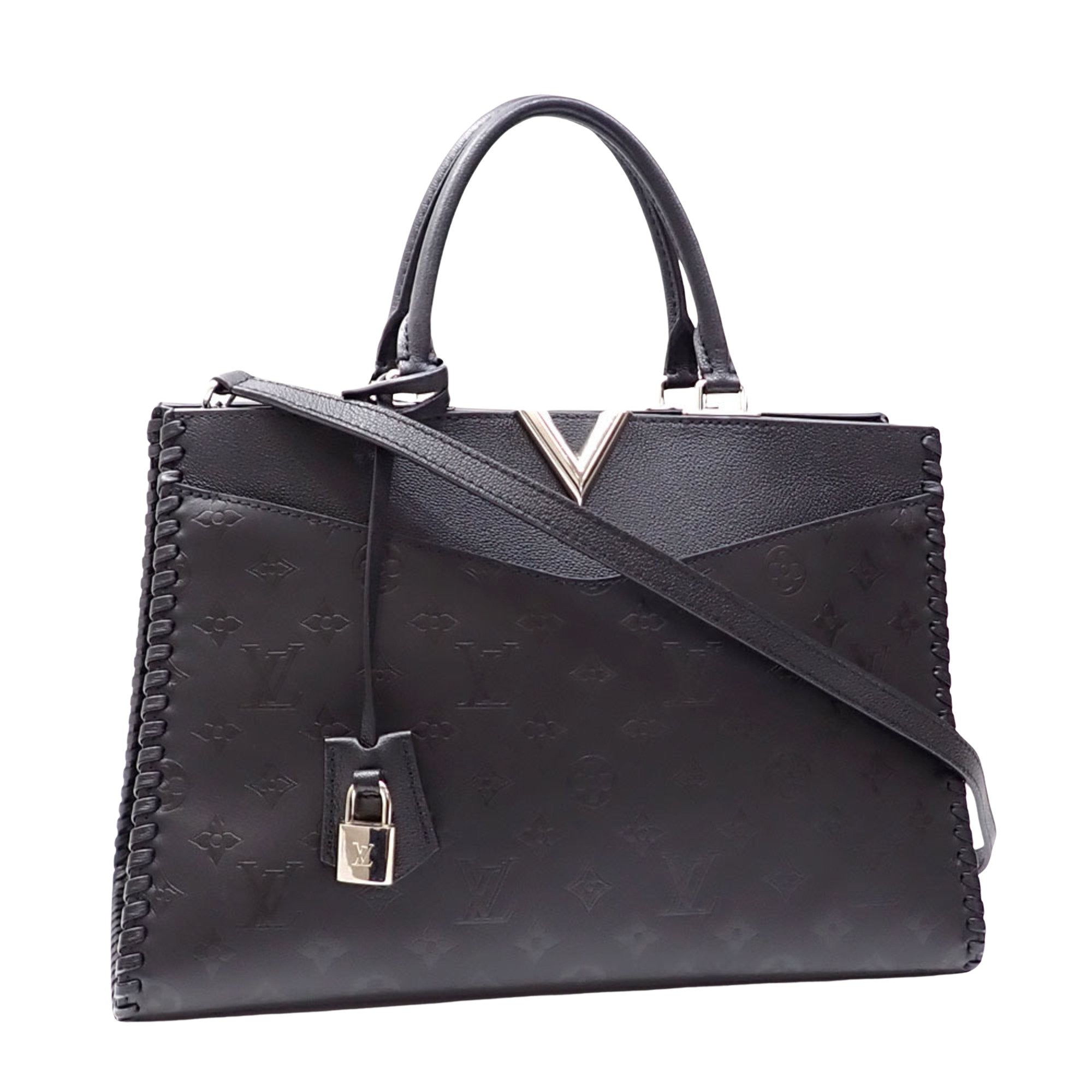 2275 Louis Vuitton Very Zipped Tote  Leather Tote Bag (Pre Owned)