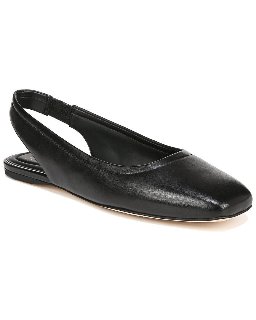 2000 Franco Sarto Flexa Antona Leather Slingback Flat 10 Black