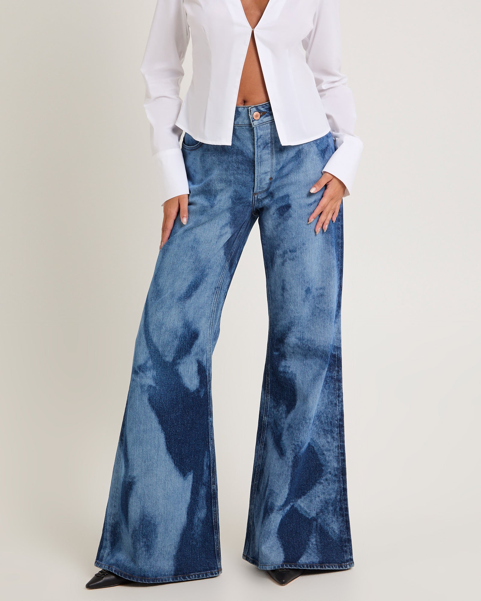NEUW Chloe Baggy  Denim Jeans Mars
