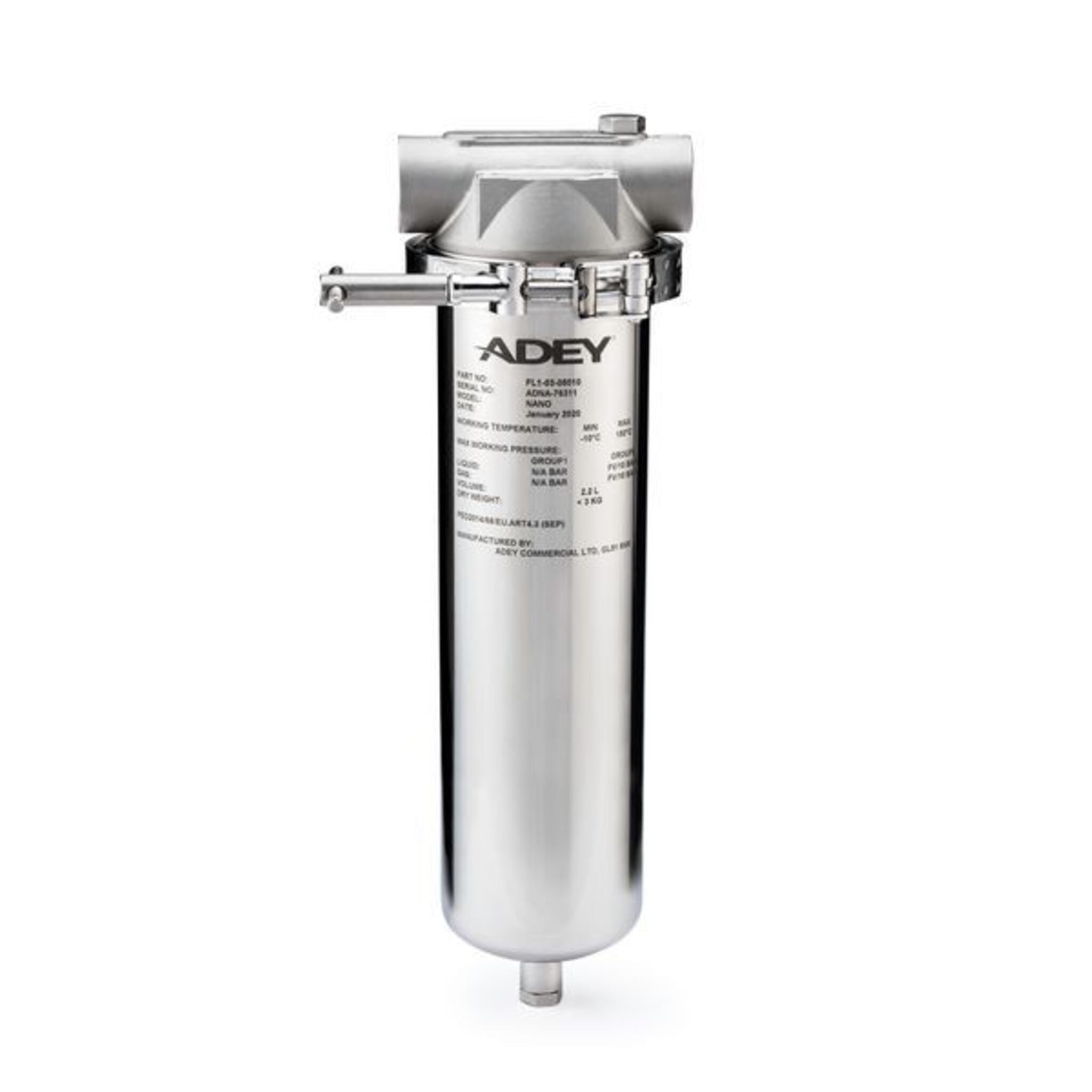 Adey MagnaClean CMX   NANO Filter Housing System Kit   Advanced Sidestream Filtration for Commercial Heating & Chilled Systems up to 43,200 Liter