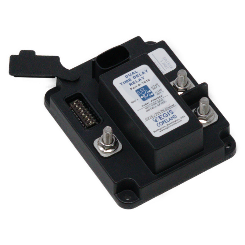 EGIS MOBILE ELECTRIC Egis TDR Series Dual Output Time Delay Relay 12V (2 x 80A) [7616]