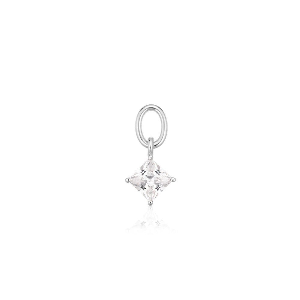 SIF JAKOBS JEWELLERY Lati Quattro Silver Pendant w. Zirconia