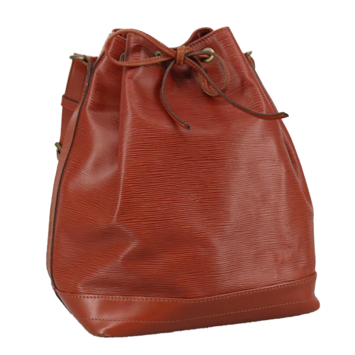 LOUIS VUITTON Epi Noe Shoulder Bag Brown M44028 LV Auth 105871