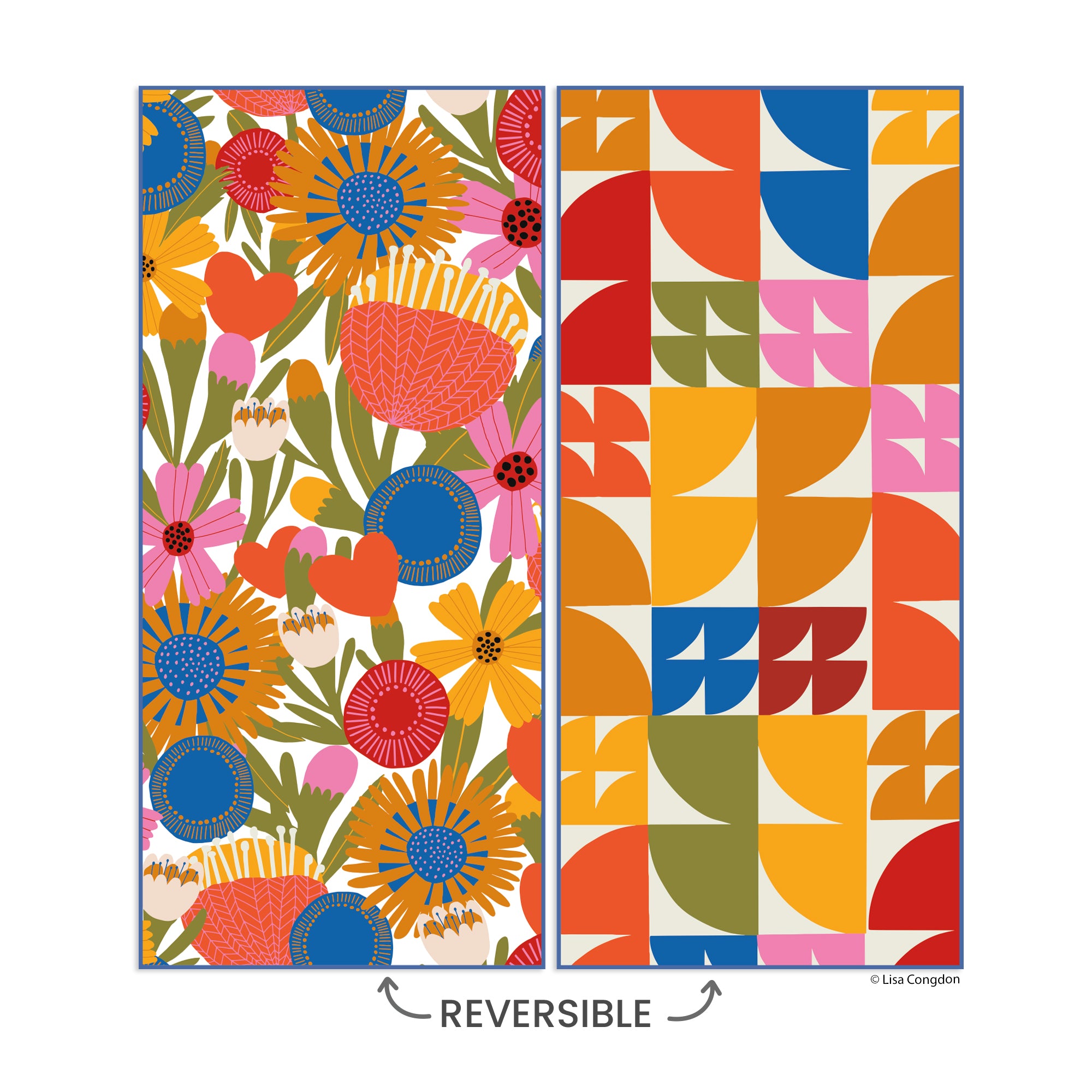 WERKSHOPPE Jolies Fleurs GO BIG Towel
