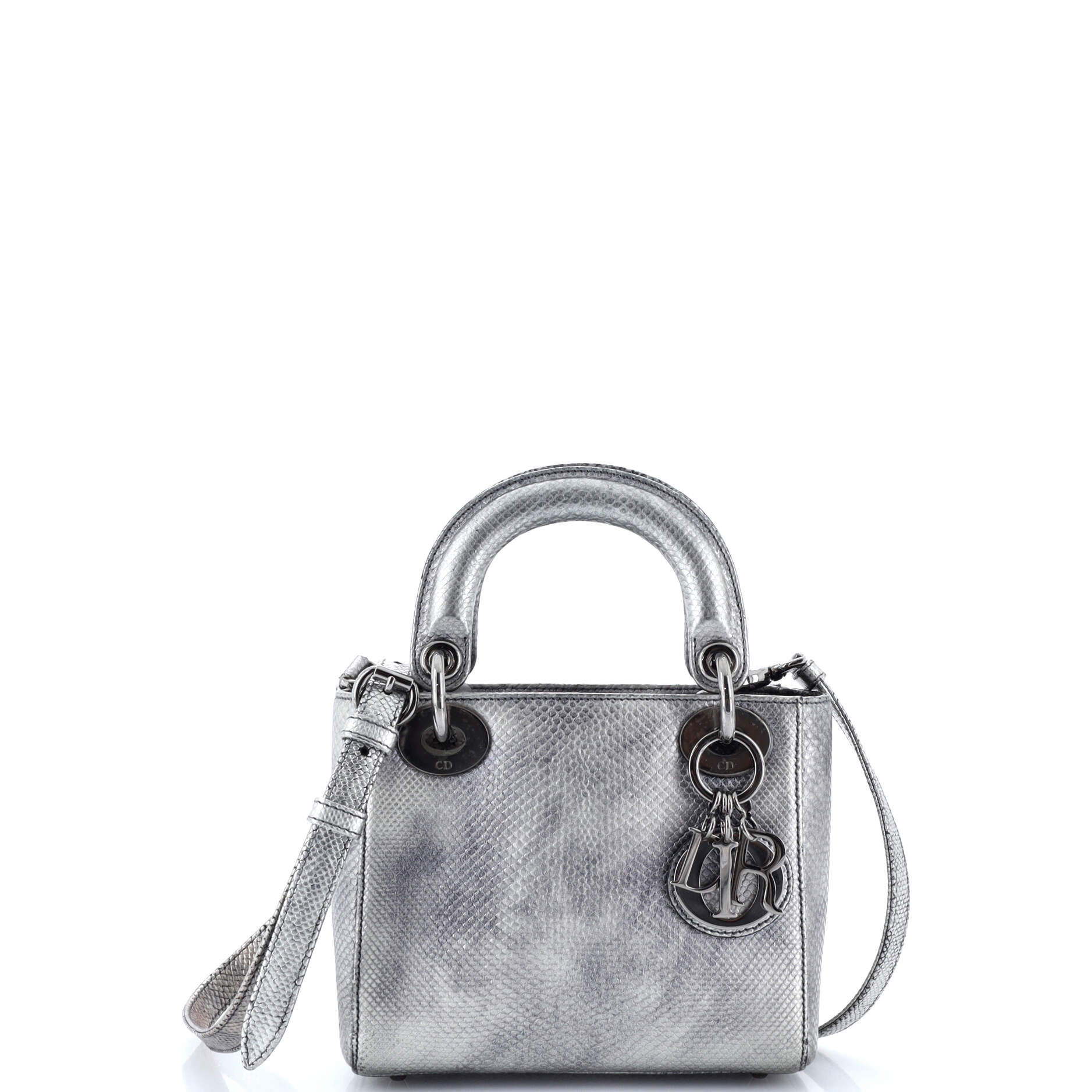 2860 Lady Dior Bag Lizard Mini