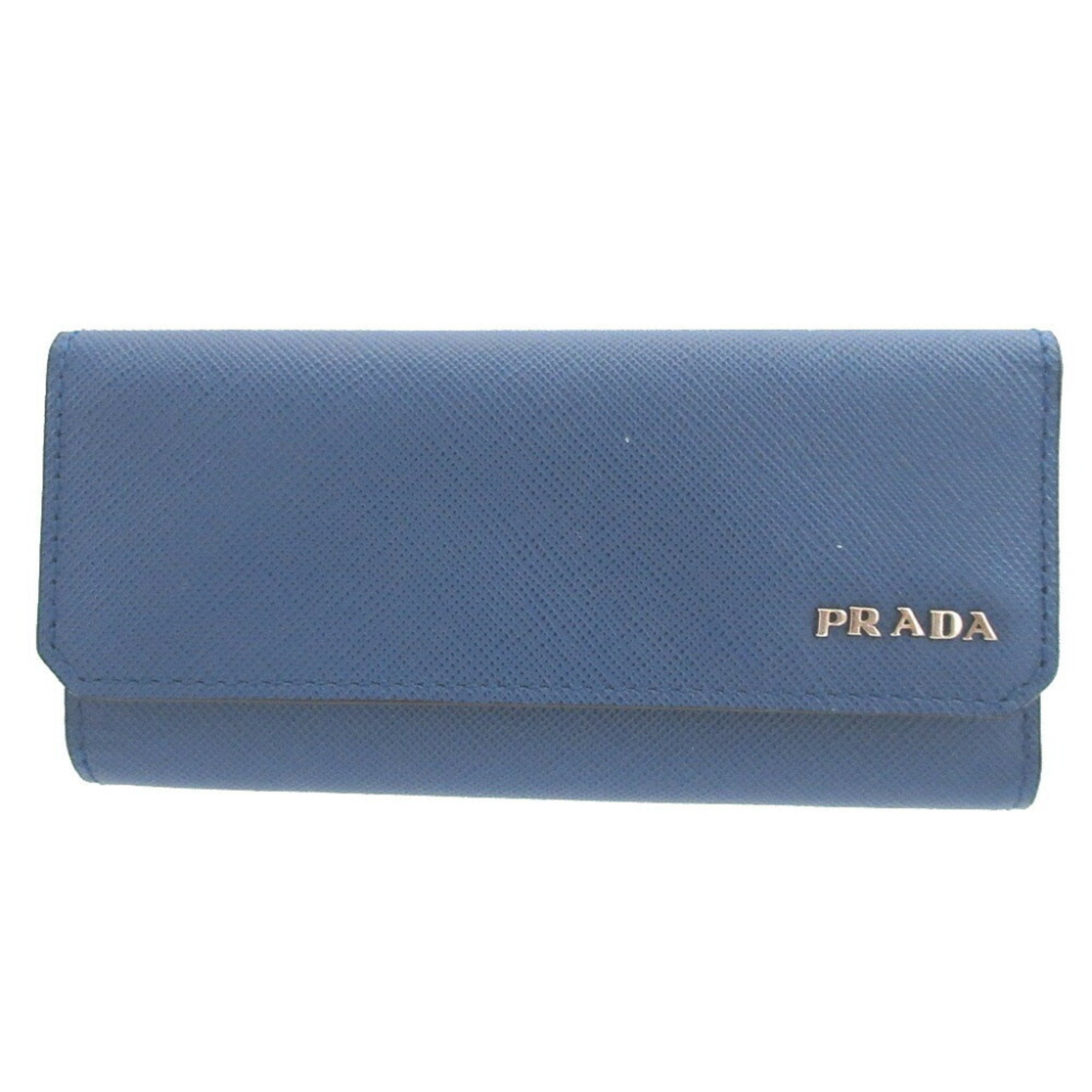 Prada 6 keys Blue Leather Accessories