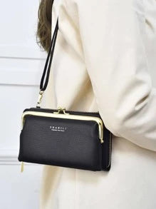 SHEIN PREORDER Shein   New Korean Fashion Women's Wallet Large Capacity Crossbody Bag
