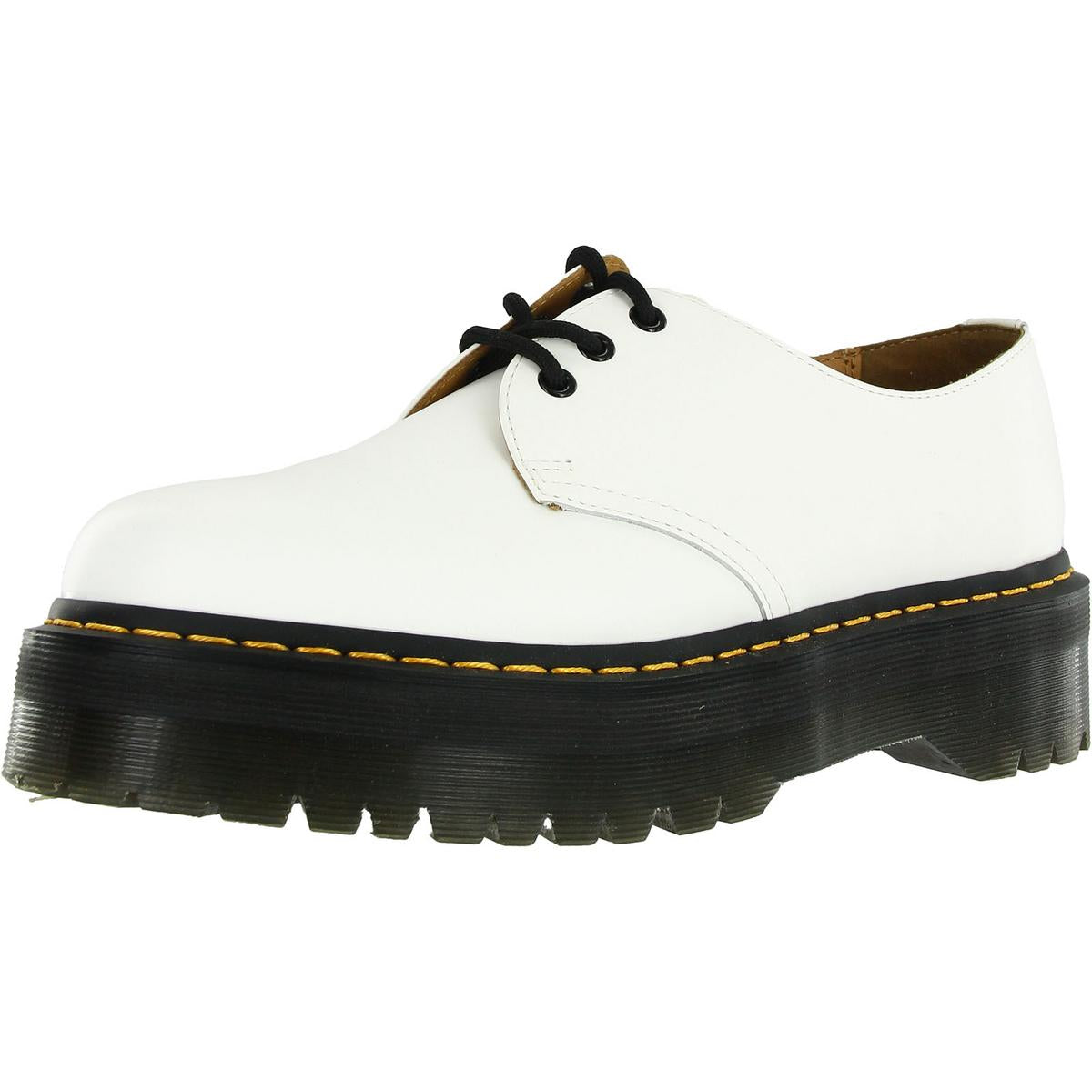 2485 1461 Quad Womens Lace Up Leather Oxfords