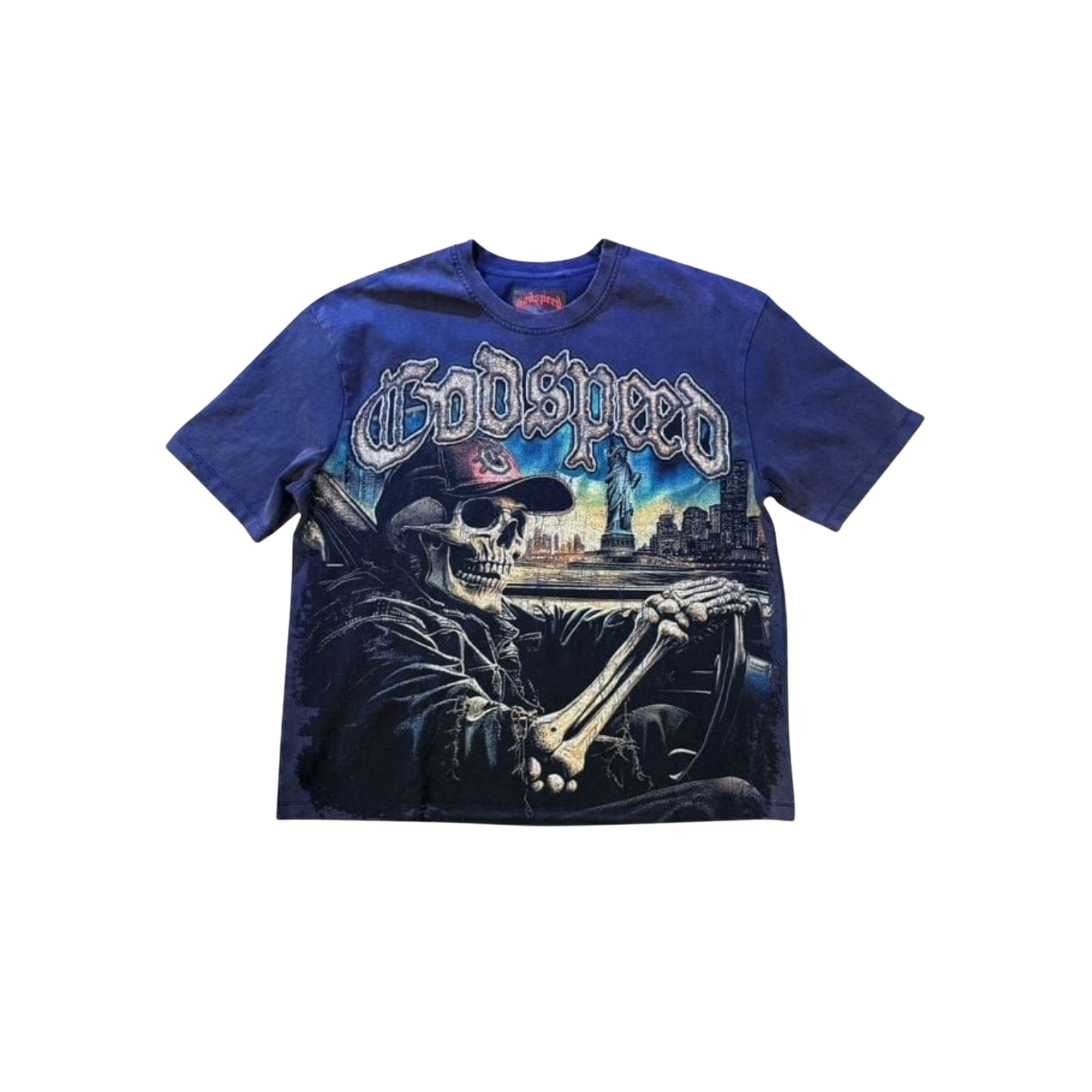 Godspeed Sightseeing Tee (Navy Wash)