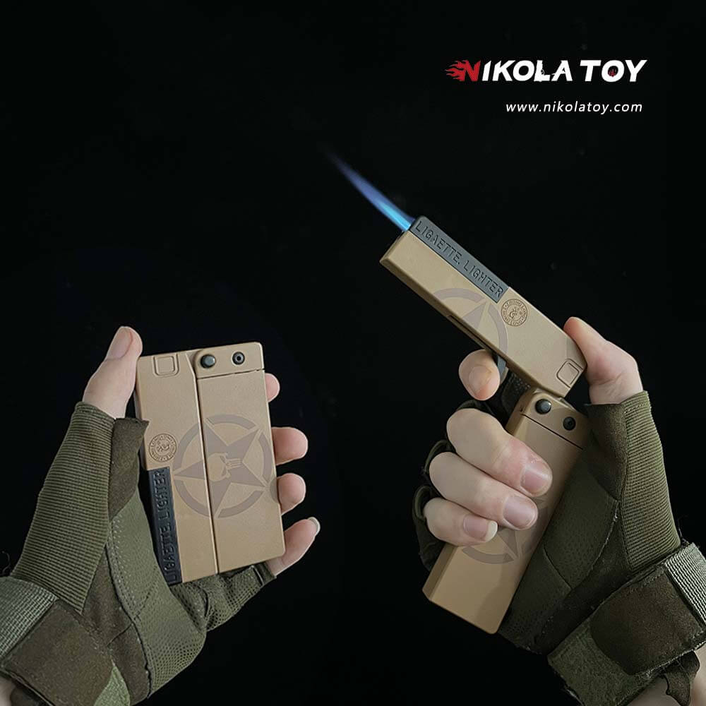 NIKOLA TOY NikolaToy™ Folding Pocket Cigarette Box Lighter