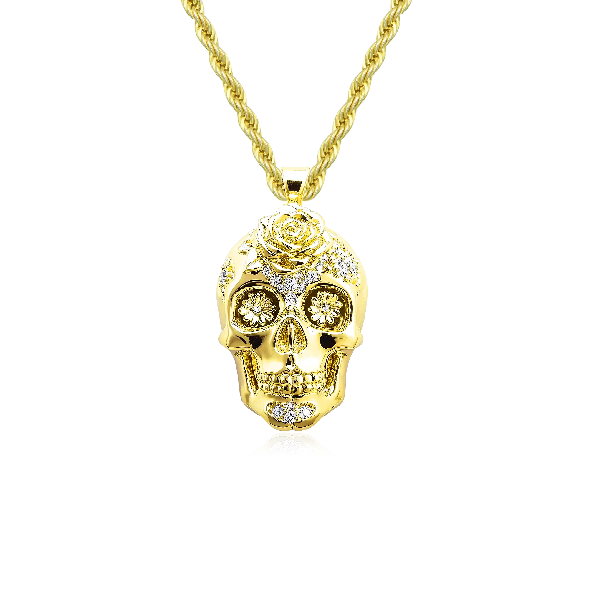 APORRO Calavera Blooming Pendant
