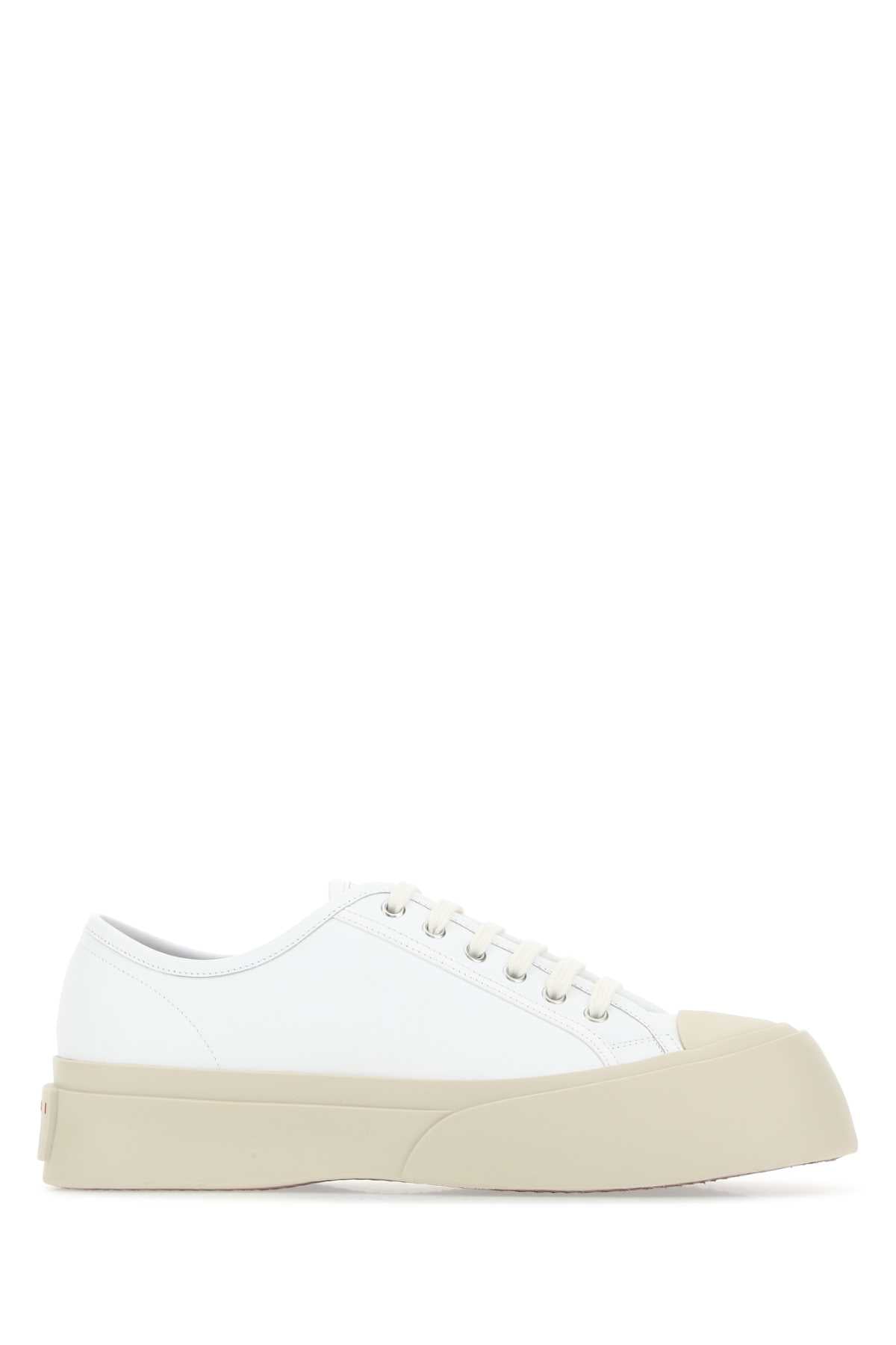 Zapatillas marni de cuero blanco pablo