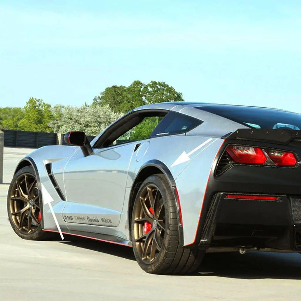 NOWICKI AUTOSPORT Chevrolet Corvette C7 Carbon Fiber Front & Rear Fender Flares