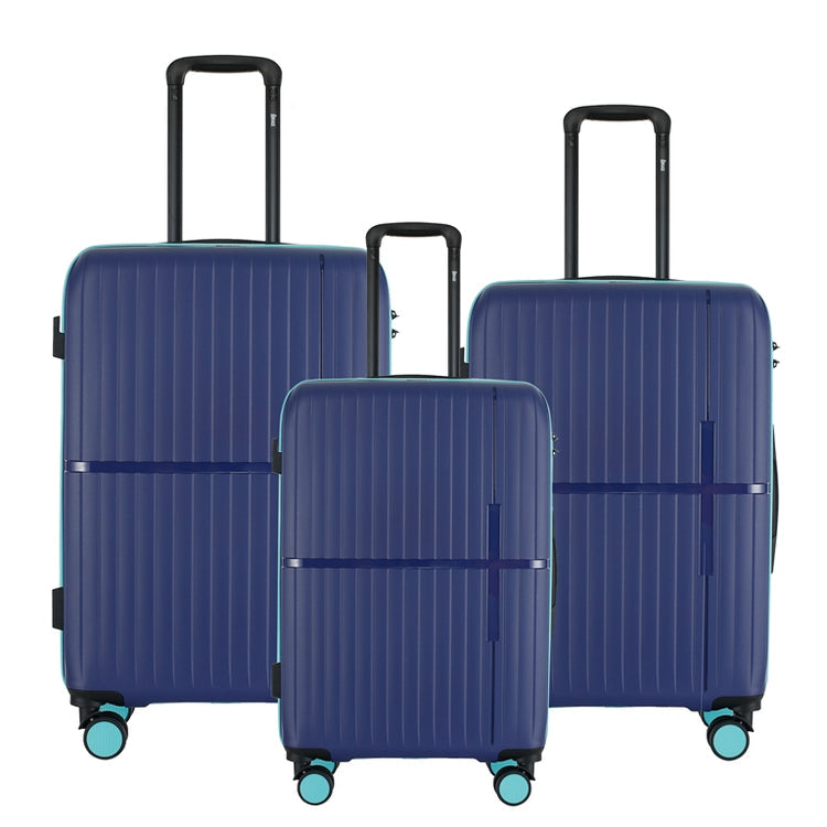 2713 GALA Polycarbonate Hardside 360° Spinning Wheels  with Combo Lock 20"  24"  28" 3 pc Luggage Set