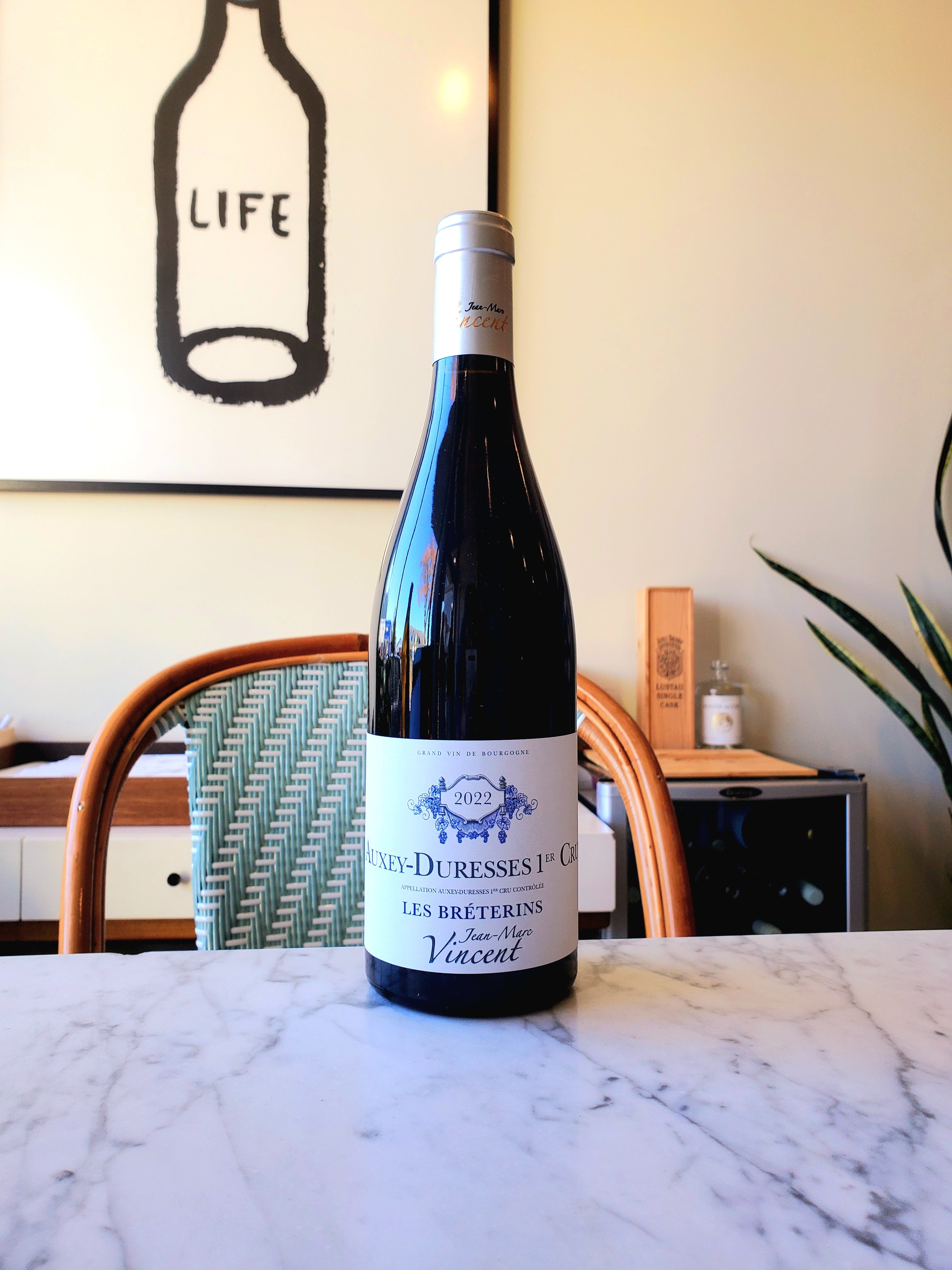Jean Marc Vincent 'Les Bretterins' 1er Cru Auxey Duresses Rouge 2022