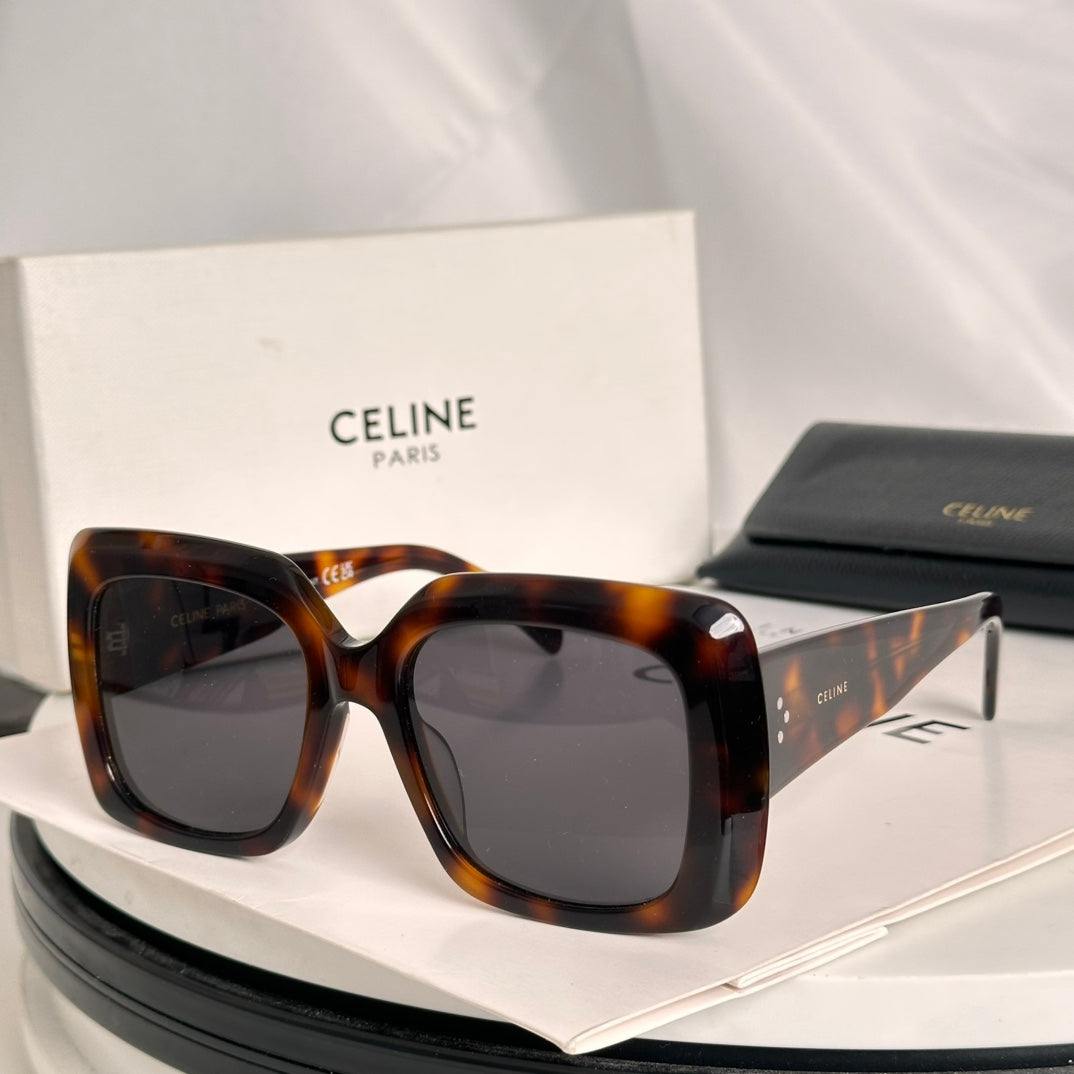 CELINE SUNGLASSES TRIOMPHE SUNGLASS CL40263 IN ACETATE