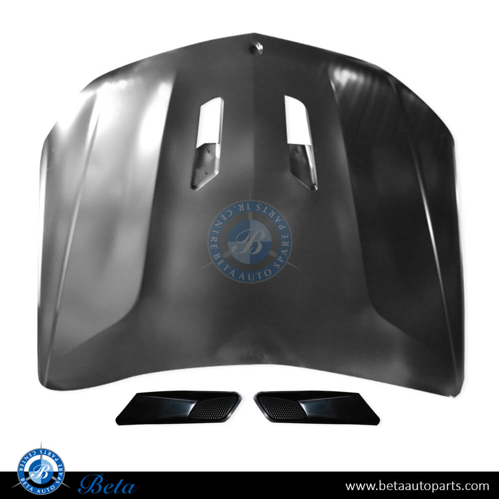 BETAAUTOPARTS Mercedes C Class W204 (2011 2014), Hood AMG C63 with Hole Edition 1 OE Size, Taiwan, 2048801357