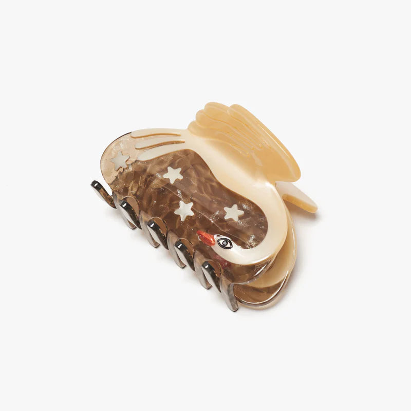 WINONA IRENE Cygnus Swan and Constellation Hair Claw Clip