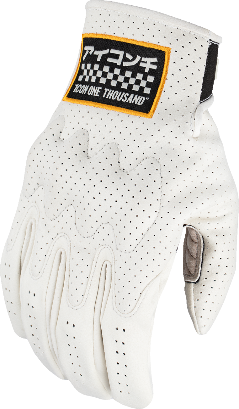 ICON Airform Slabtown™ CE Gloves   White   Large (Pair) 33014811 PU