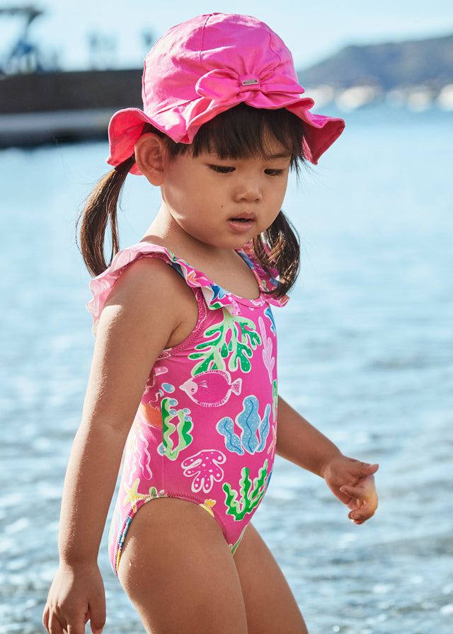 MAYORAL Girls Ocean Theme Swimsuit