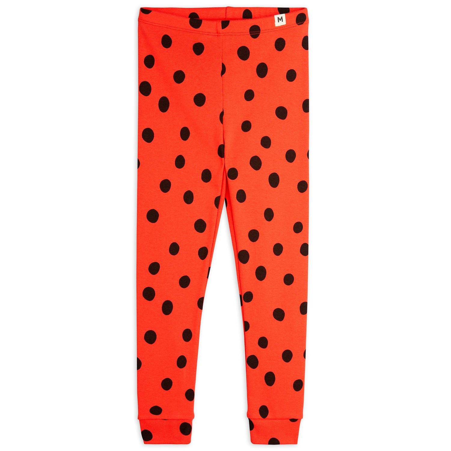 MINI RODINI Polka Dots Leggings   Red