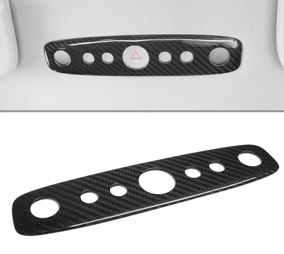 EVOOOR Tesla Model 3 Highland Real Carbon Fiber Interior Reading Light Cover Kit