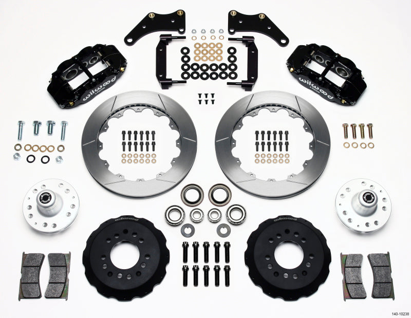 Wilwood Narrow Superlite 6R Front Hub Kit 12.88in Large GM 57 70 Drop Spindle