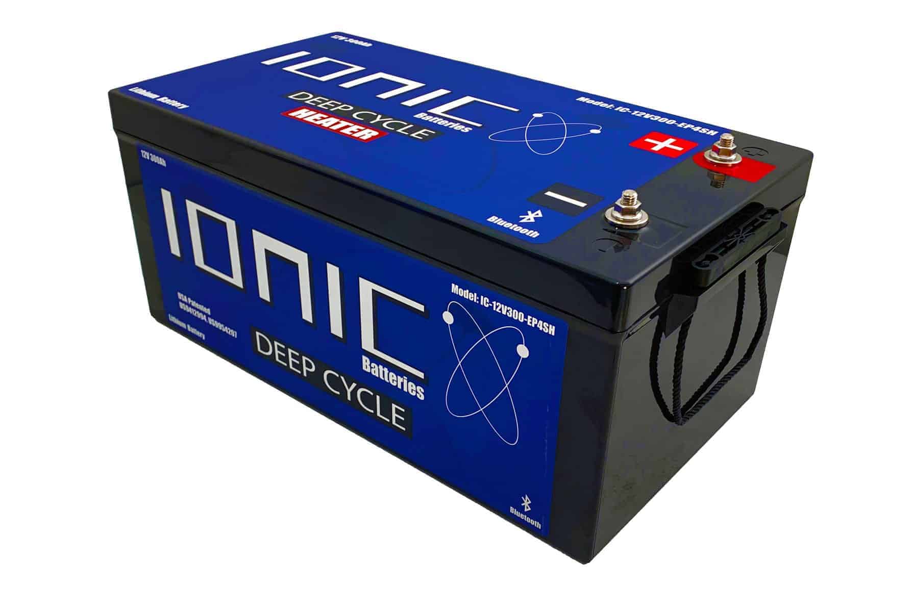 IONIC 12 Volt 300Ah Lithium Deep Cycle Battery w/ Heater