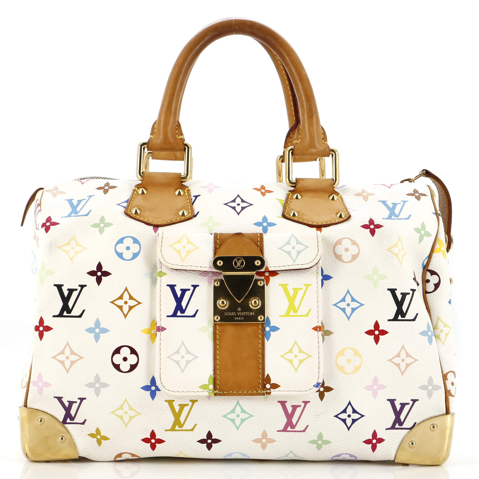 2860 Speedy Handbag Monogram Multicolor 30
