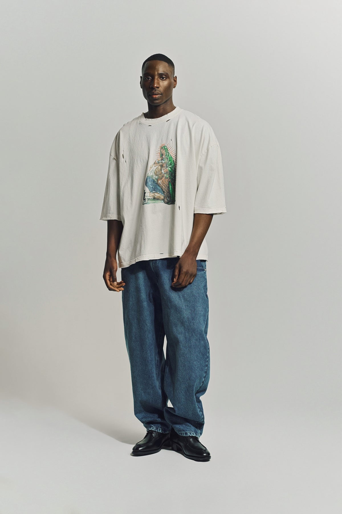 WILLY CHAVARRIA   SANTA MADRE DESTROYED BUFFALO TEE