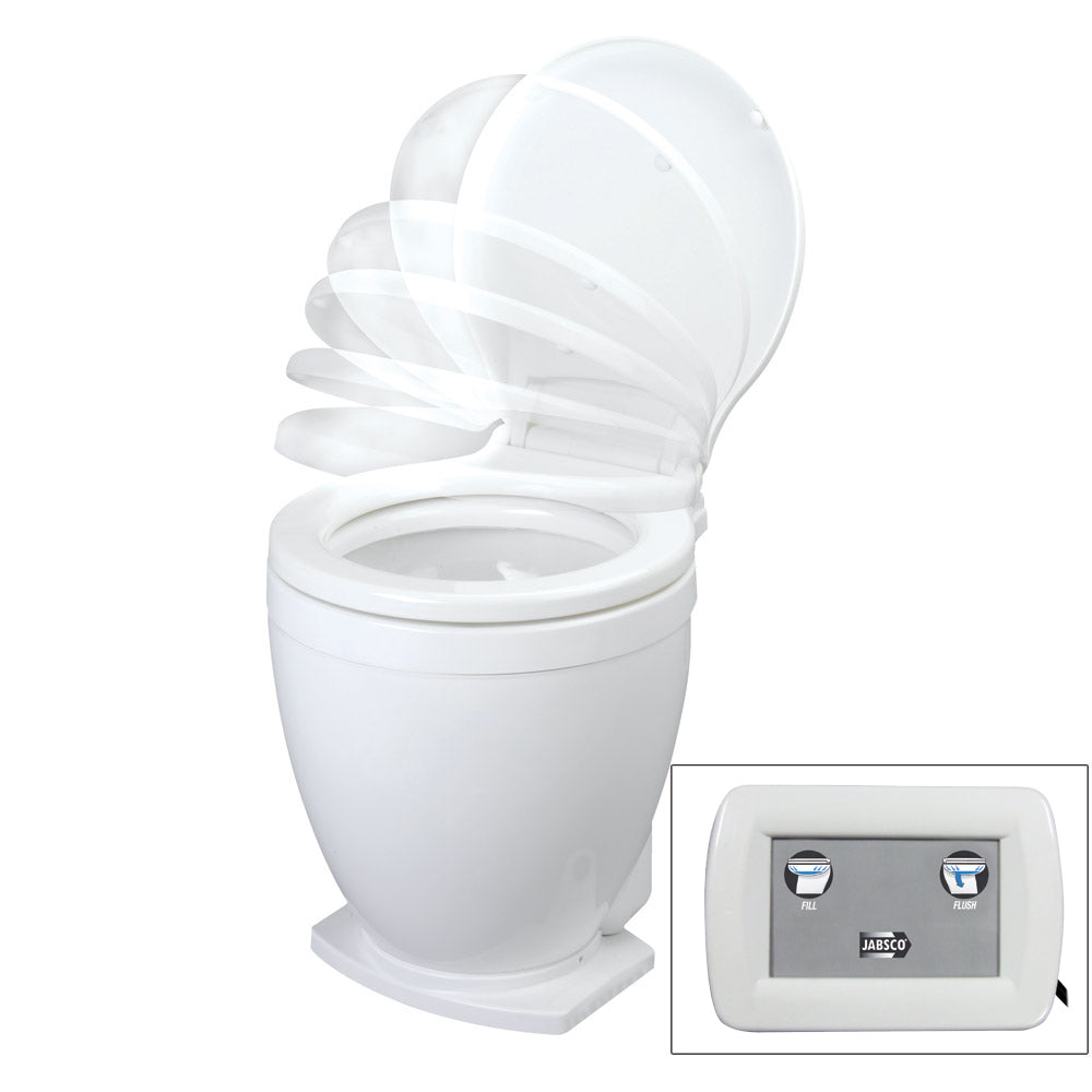 Jabsco Lite Flush Electric 12V Toilet w/Control Panel [58500 1012]