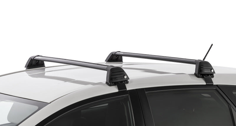 Rhino Rack 16 21 Honda Civic 4 Door Sedan 10th Gen Vortex ROC25 Flush 2 Bar Roof Rack   Black